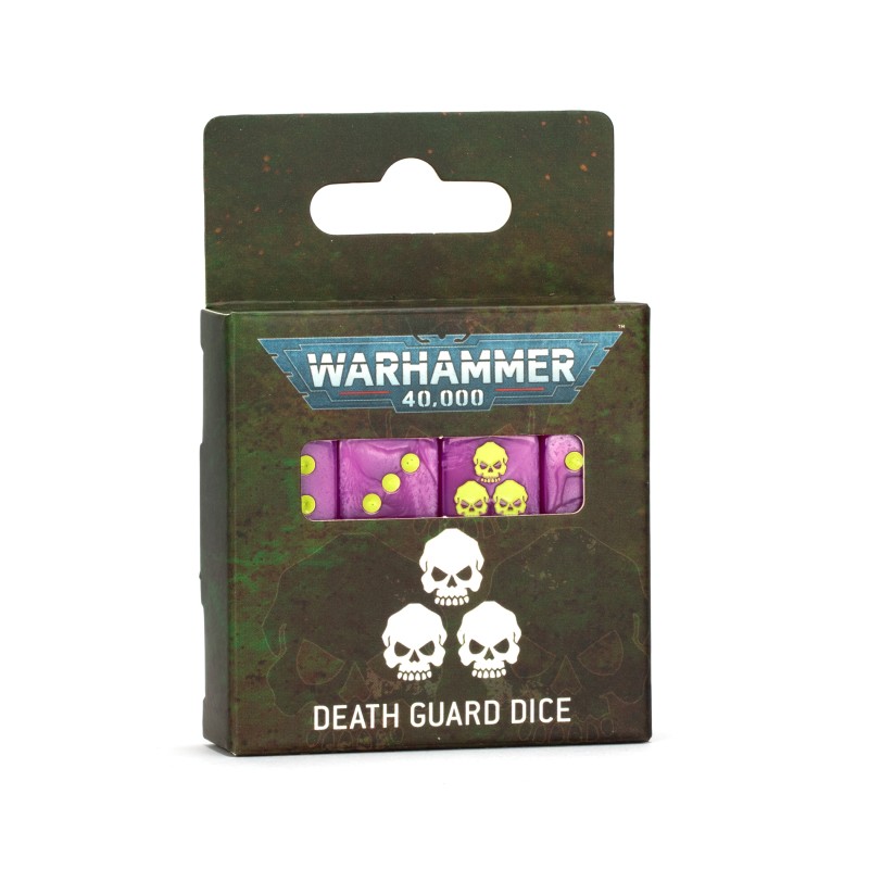 WARHAMMER 40000 : SET DE DÉS DEATH GUARD
