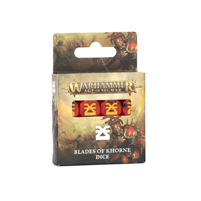 AGE OF SIGMAR: SET DE DÉS BLADES OF KHORNE