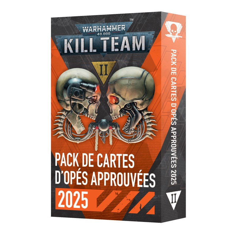 KILL TEAM: PACK DE CARTES D'OPÉS APPROUVÉES 25