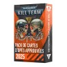 KILL TEAM: PACK DE CARTES D'OPÉS APPROUVÉES 25
