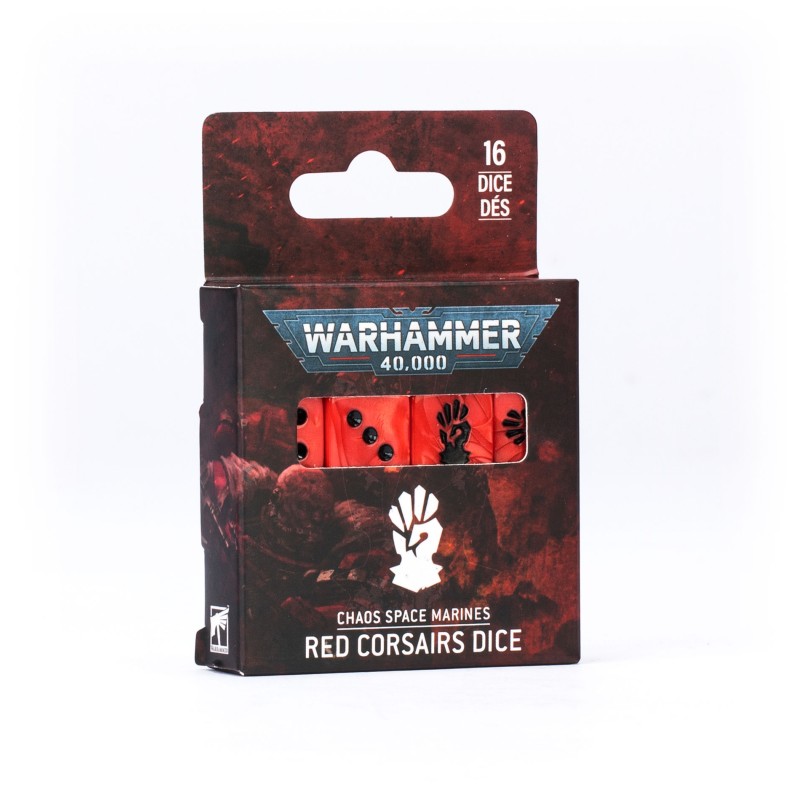 CHAOS SPACE MARINES: SET DE DÉS RED CORSAIRS