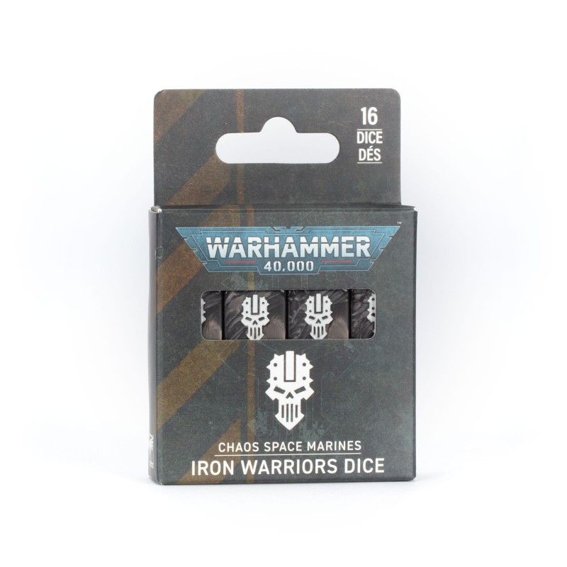 WARHAMMER 40000: SET DE DÉS IRON WARRIORS