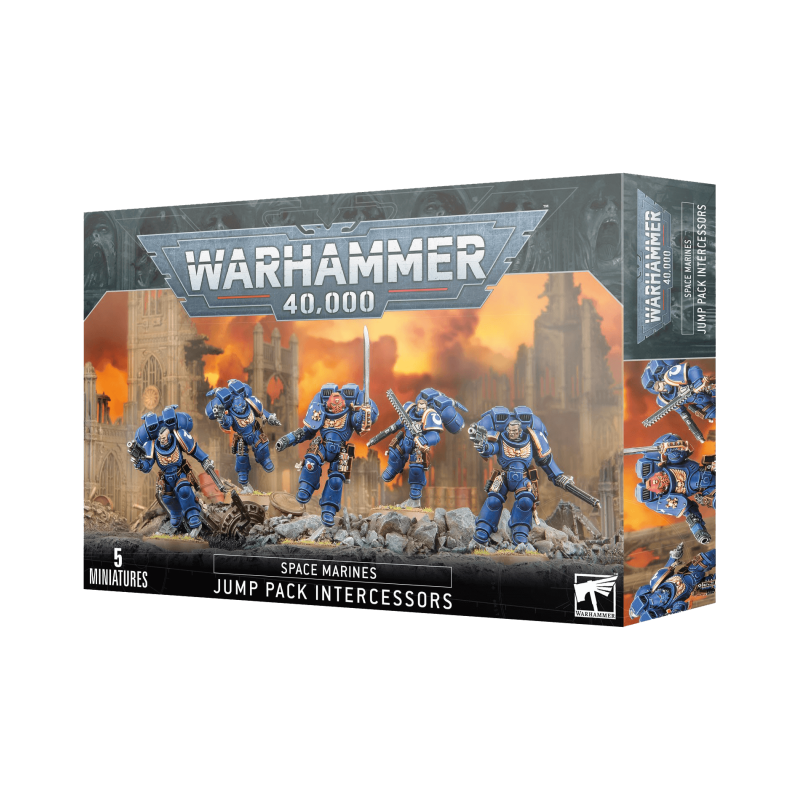 Space Marines : Escouade Intercessors avec Réacteurs Dorsaux