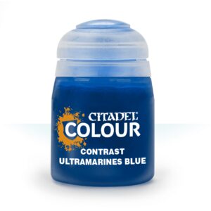 Peinture, contrast : Ultramarine blue