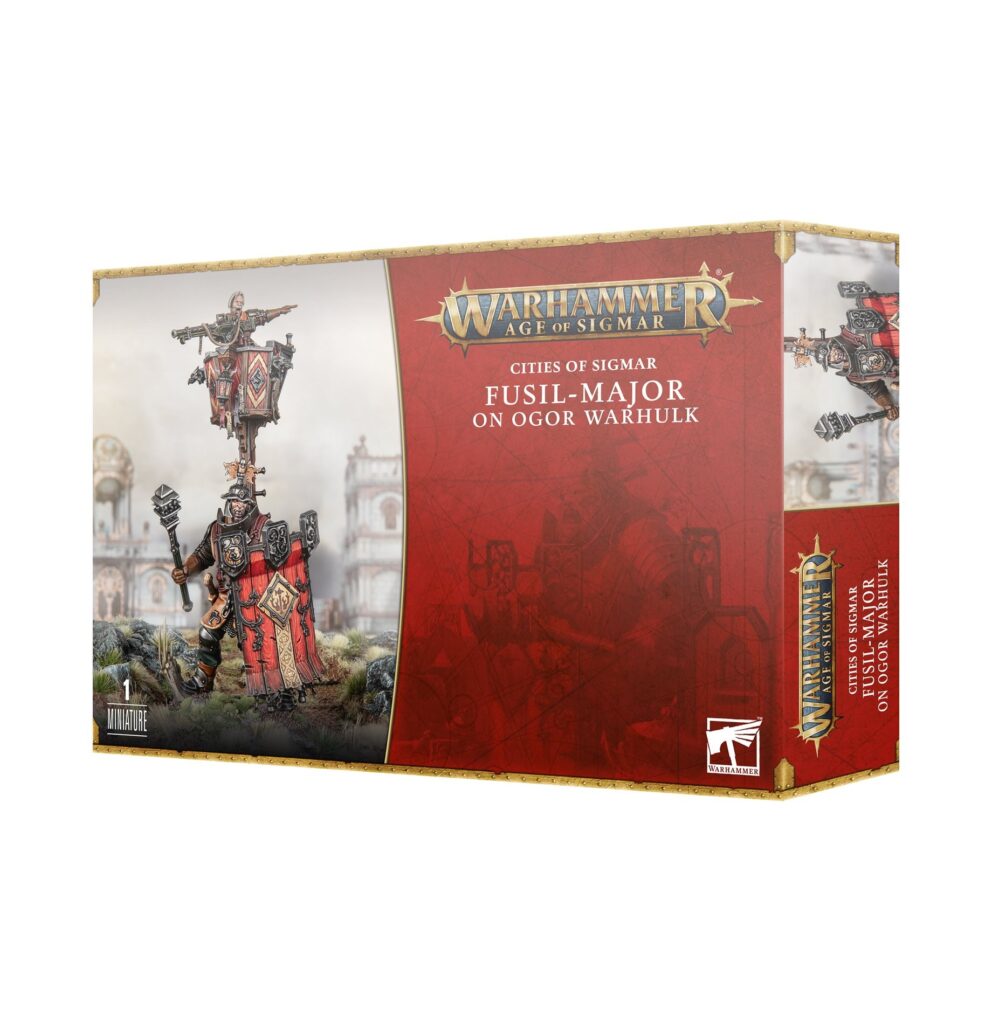 Cities of Sigmar : Fusil-major sur Ogor d'affût