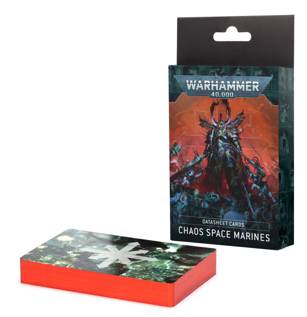CARTES TECHNIQUES : Space Marines du Chaos