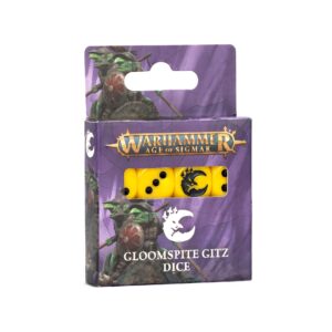AGE OF SIGMAR : SET DE DÉS GLOOMSPITE GITZ / Vils du Fielobscur