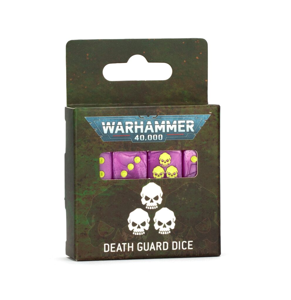 WARHAMMER 40000 : SET DE DÉS DEATH GUARD