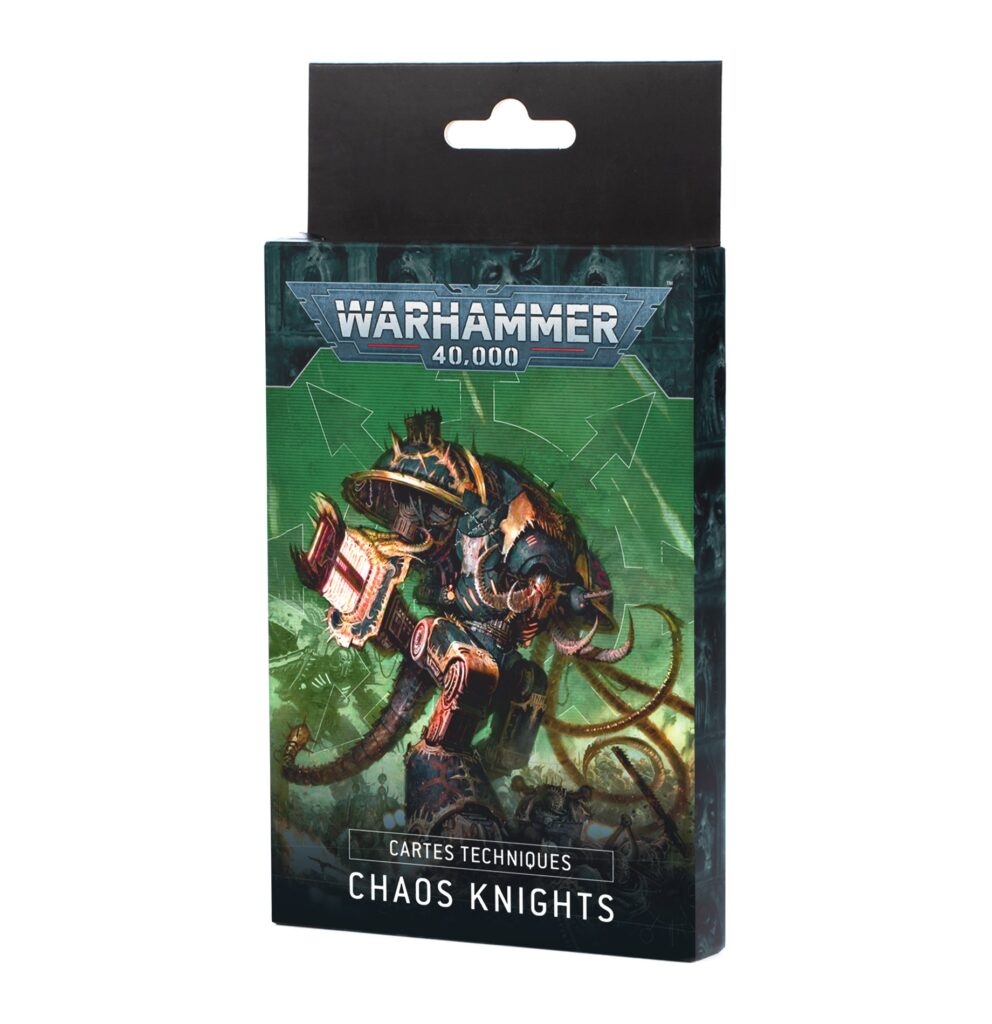 CARTES TECHNIQUES: CHAOS KNIGHTS (FR)