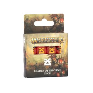 AGE OF SIGMAR: SET DE DÉS BLADES OF KHORNE