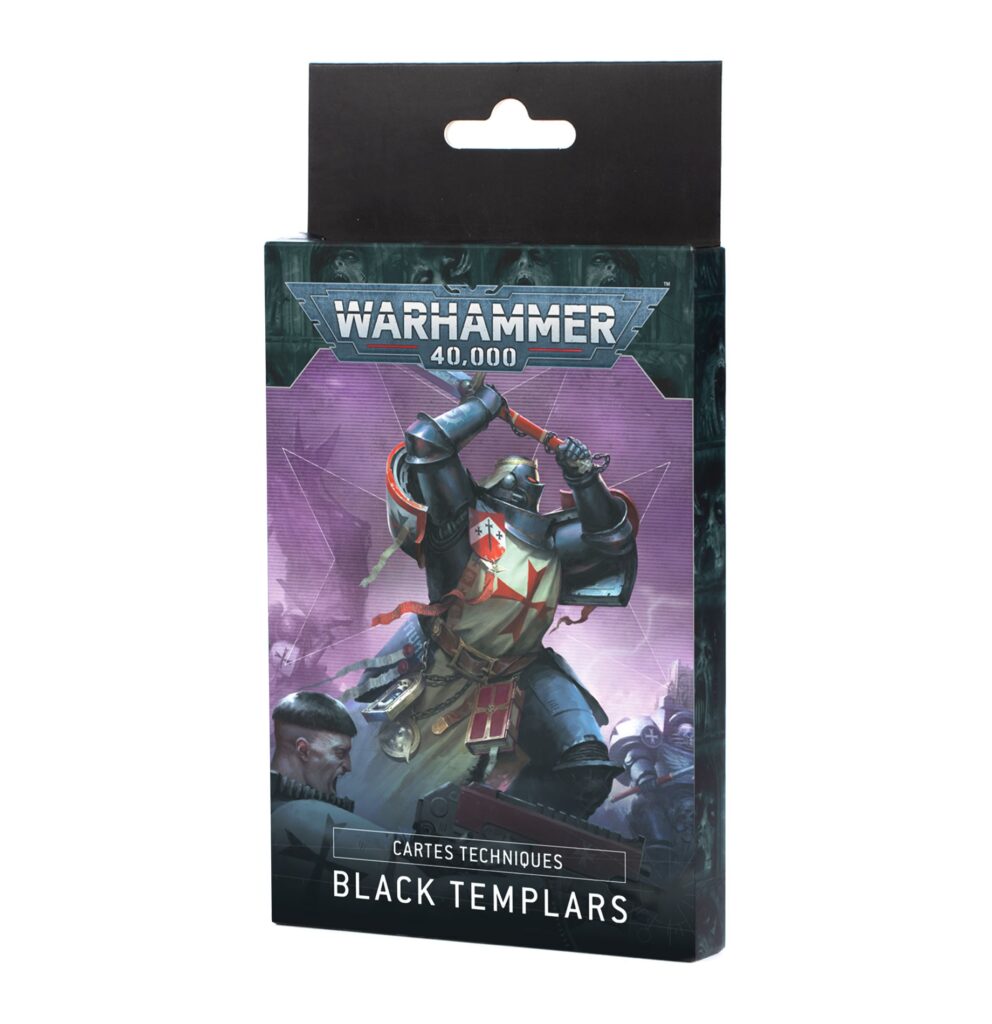 CARTES TECHNIQUES: BLACK TEMPLARS (FR)