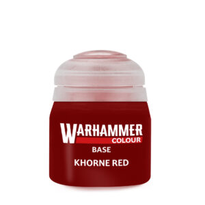 PEINTURE BASE : KHORNE RED