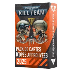 KILL TEAM: PACK DE CARTES D'OPÉS APPROUVÉES 25
