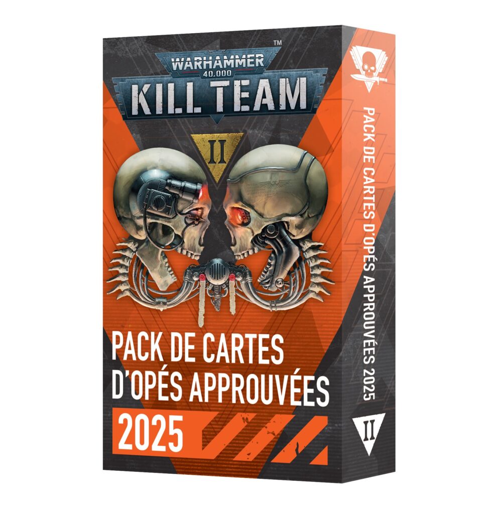 KILL TEAM: PACK DE CARTES D'OPÉS APPROUVÉES 25