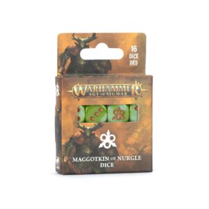 AGE OF SIGMAR : SET DE DÉS MAGGOTKIN OF NURGLE