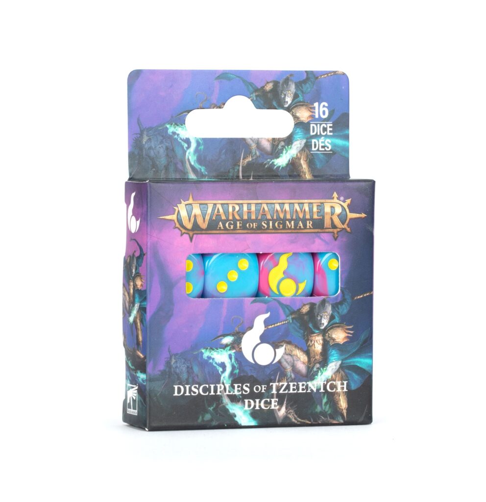 AGE OF SIGMAR: SET DE DÉS DISCIPLES OF TZEENTCH