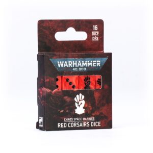 CHAOS SPACE MARINES: SET DE DÉS RED CORSAIRS