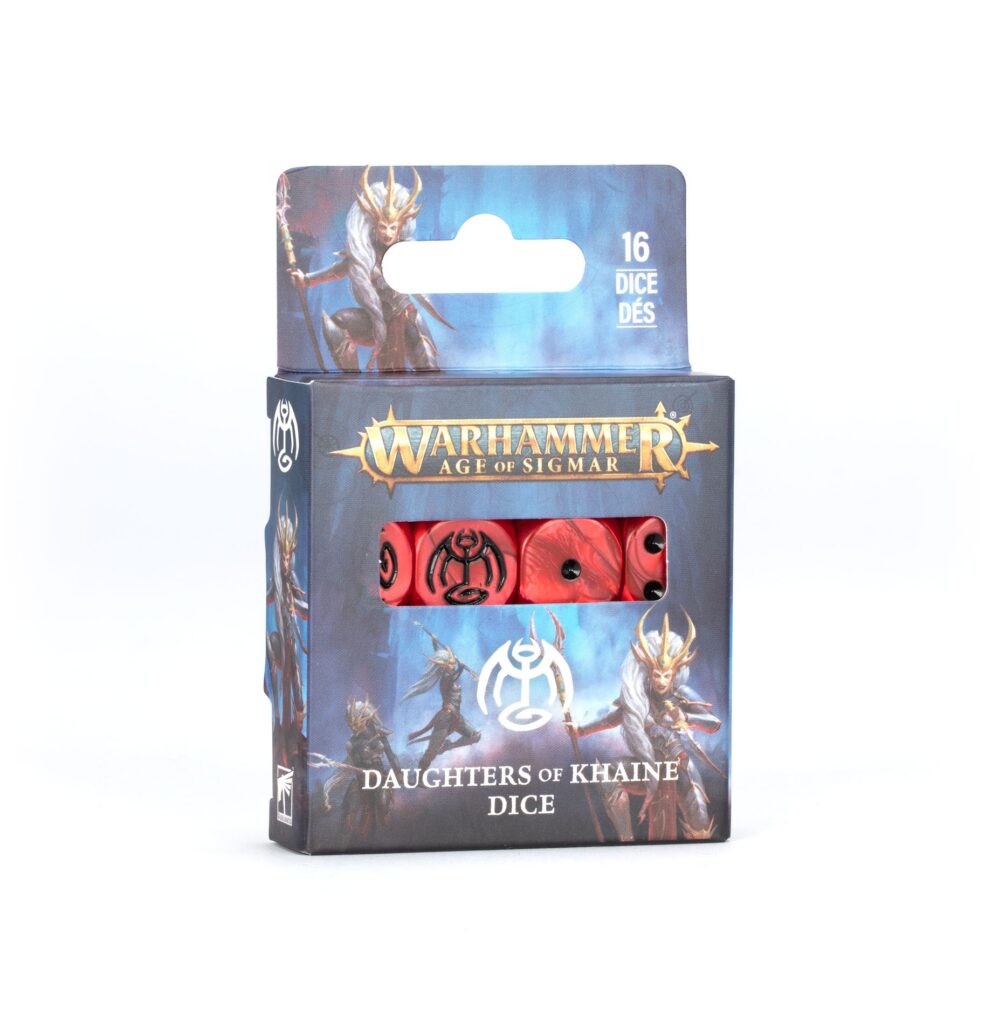 AGE OF SIGMAR: SET DE DÉS DAUGHTERS OF KHAINE