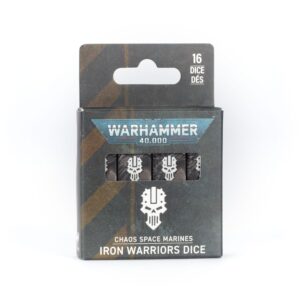 WARHAMMER 40000: SET DE DÉS IRON WARRIORS