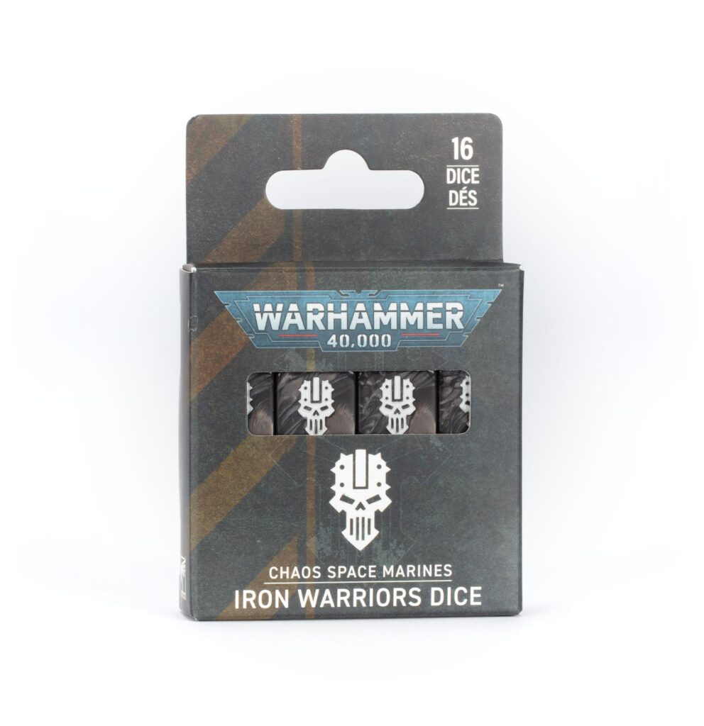 WARHAMMER 40000: SET DE DÉS IRON WARRIORS