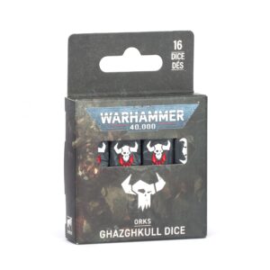 Préco ORKS: SET DE DÉS GHAZGHKULL