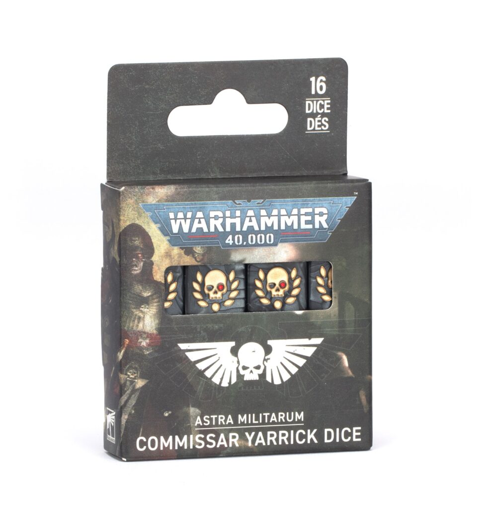 ASTRA MILITARUM: SET DE DÉS COMMISSAIRE YARRICK